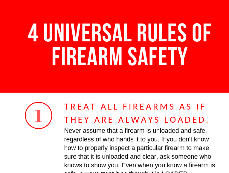 Printable Firearms Safety Rules Poster Sign For Firearms 42 OFF